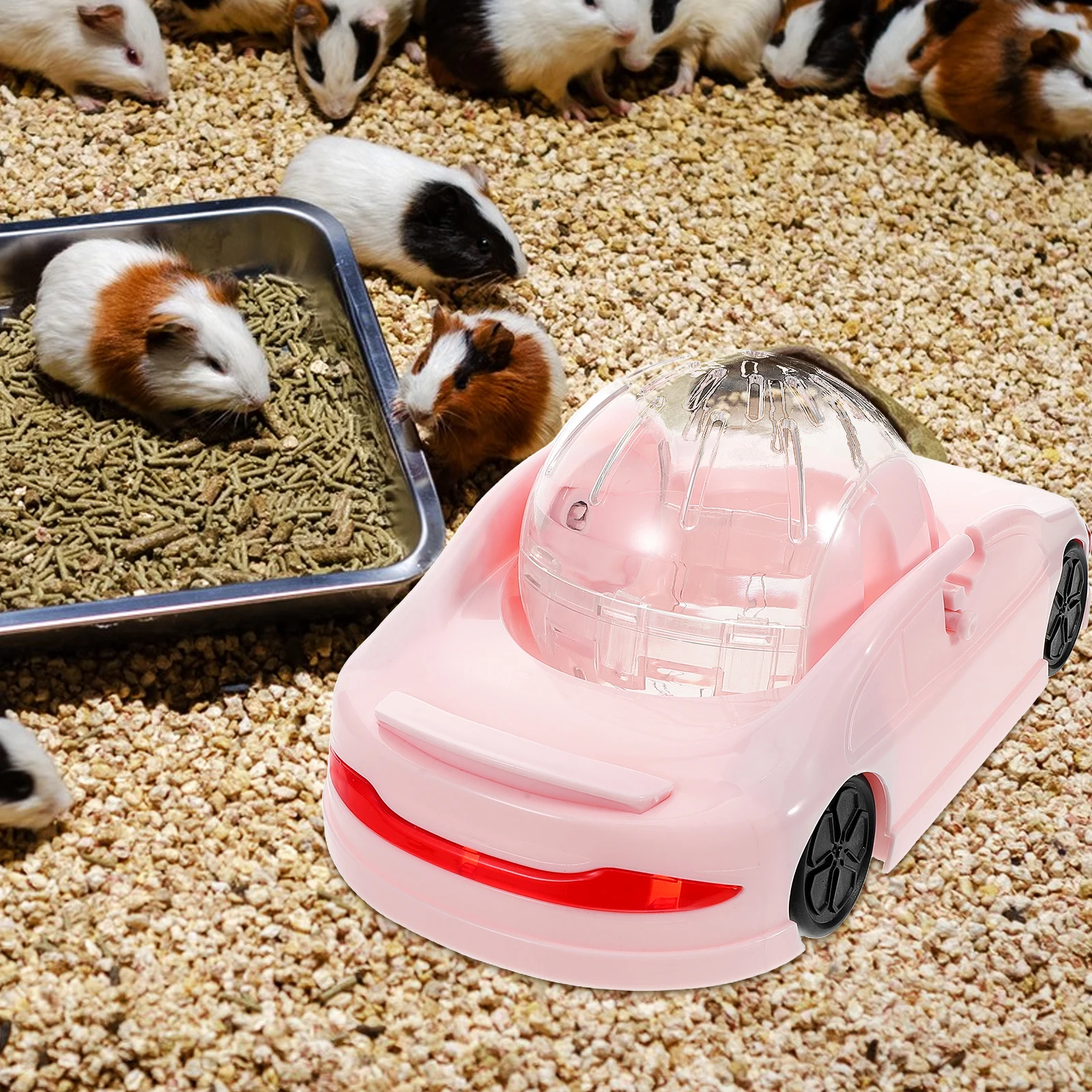 

Pet Running Hamster Fitness Ball Ventilation Holes Silent Smooth Movement Adjustable Modes Easy Clean Hamster Accessories Cute