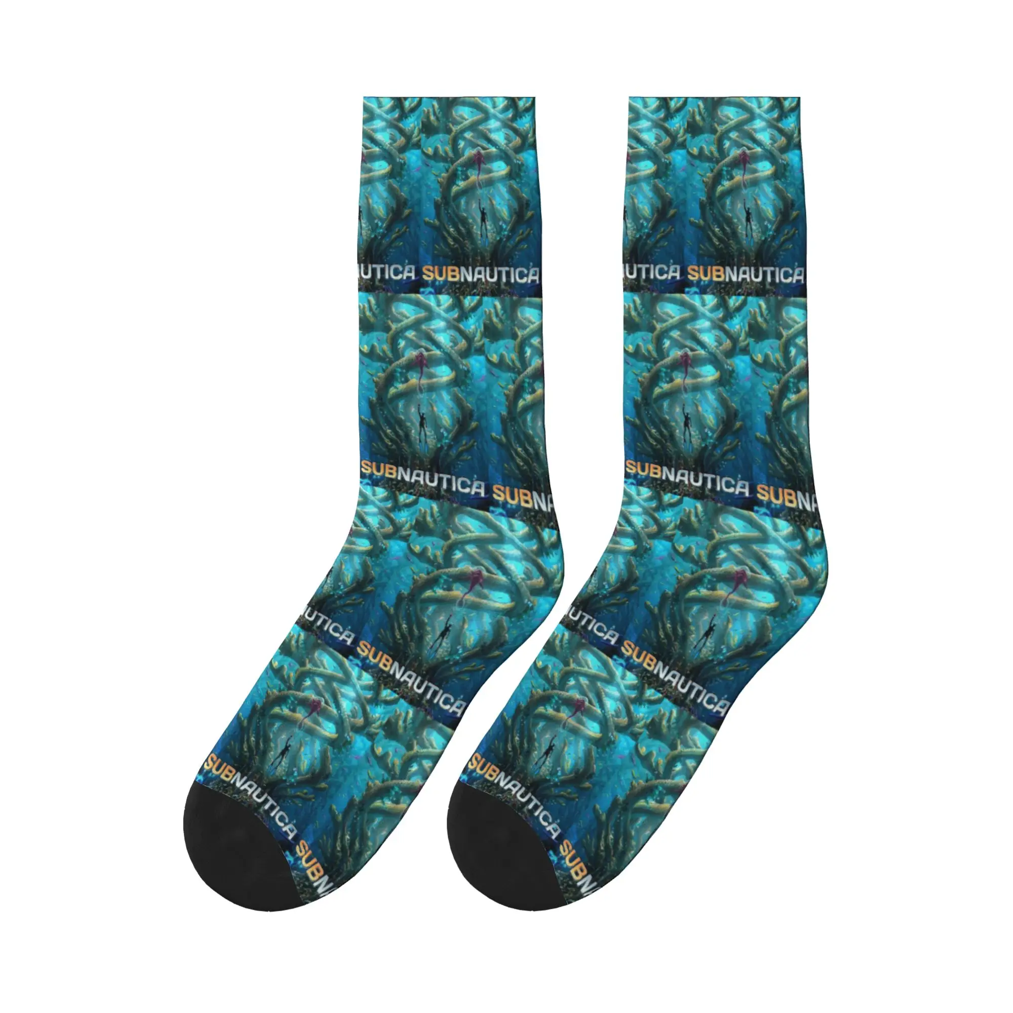 

Game Subnautica Below Zero Sports Socks Sweat Absorbing Stockings All Season Long Socks for Unisex Birthday Present