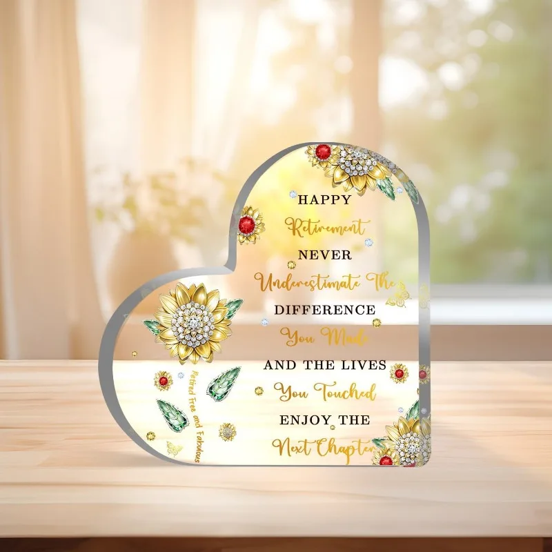 Retirement Gift Coworker Boss Mom Leaving Present Statue Figurine Collection Resin Modern Art Home Office Desk Decor