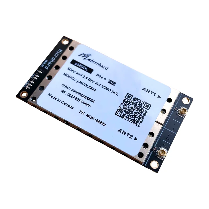 

Microhard PMDDL5824-OEM Dual Frequency 5.8GHz & 2.4GHz MIMO(2X2) Digital Data Link MHK185800 Wireless Modem