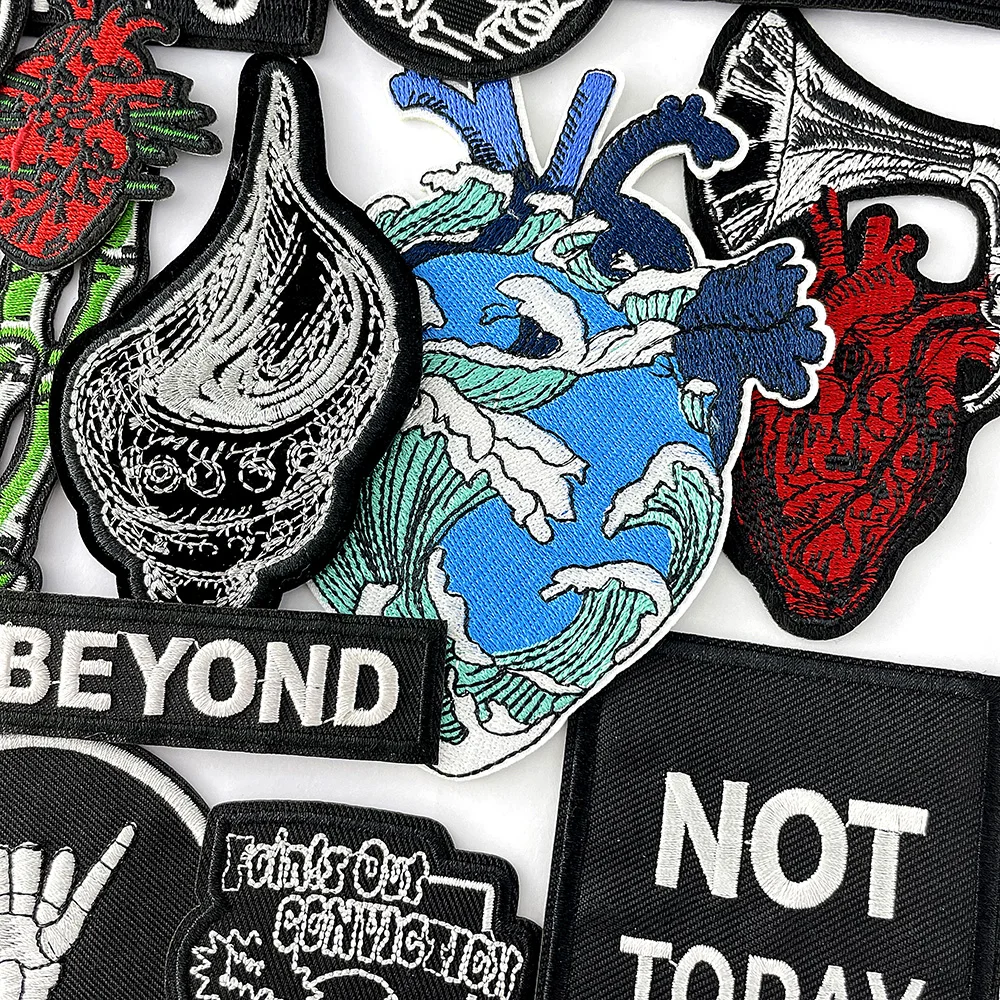 ليس اليوم الحديد على بقع القماش إصلاح تزيين الخياطة الديكور زين شارات للملابس التصحيح الملابس الملابس #6