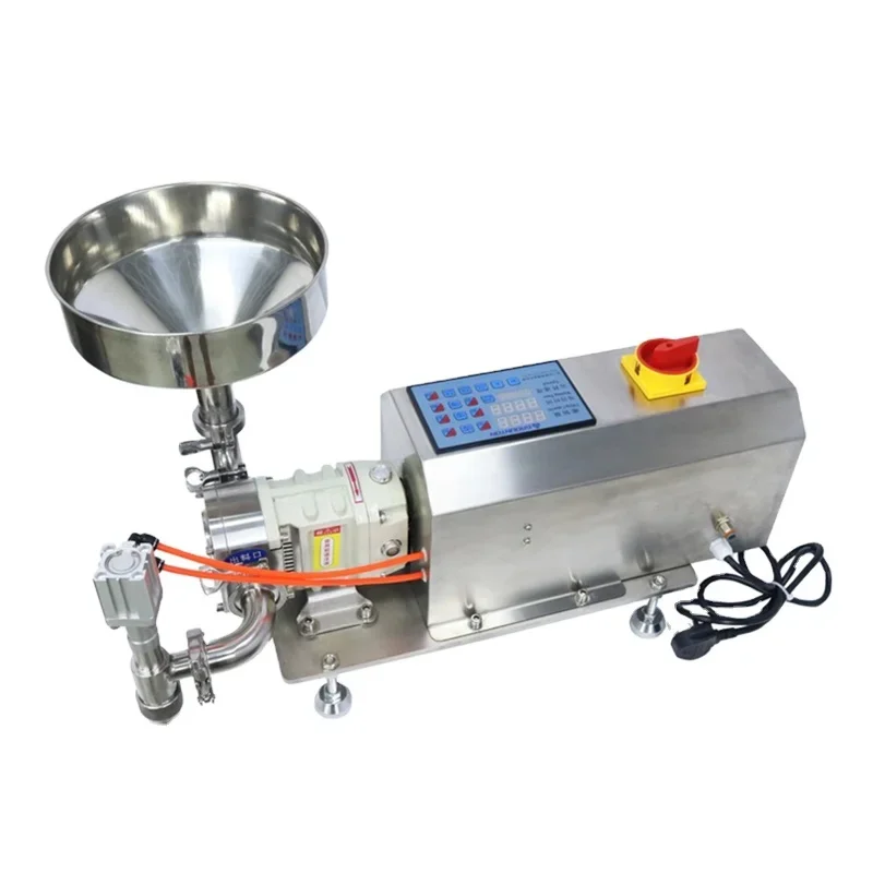 Semi Automatic Rotor Lobe Pump Filler Peanut Butter Lotion Cream Jam Paste Honey Sauce Gel Filling Machine