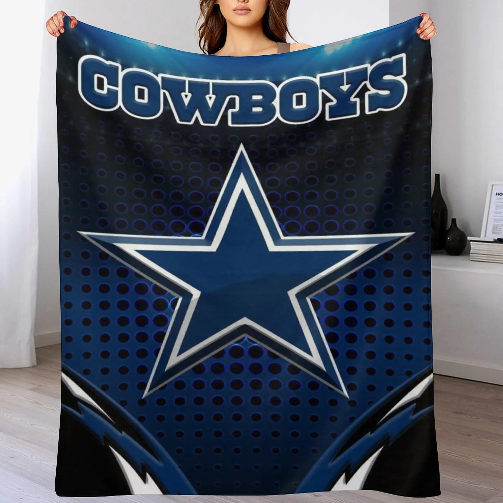 2023 America Football Club Custom Design Blanket Embossed Rashel With High Quality