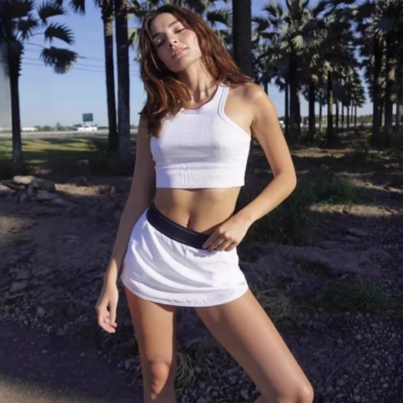 

Simple sports casual running anti-slip short skirt women's thin golf tennis skirt