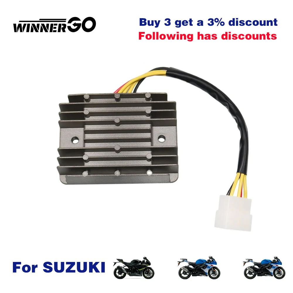 

WINNERGO Motorcycle Voltage Regulator Rectifier for Suzuki GSXR 600 750 1000 GSXR600 Hayabusa GSX1300R 32800-33E21 32800-33E20