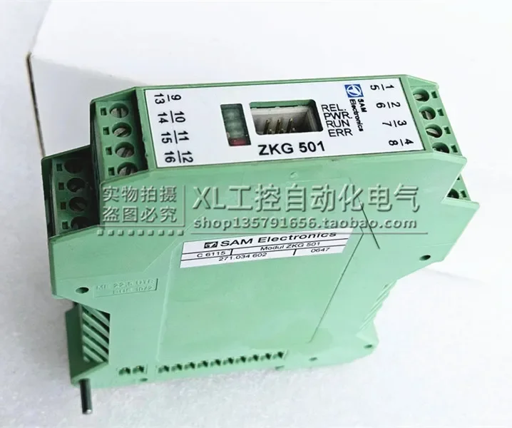 Original Sam Electronic /SAM Safety Relay ZKG 501 Item No.271.034602 Spot.