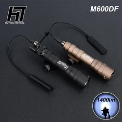 Surefir M600 M600DF 1400 lumens High power Airsoft Tactical Flashlight DS07 Metal Dual function Tail cap LED Scout Light
