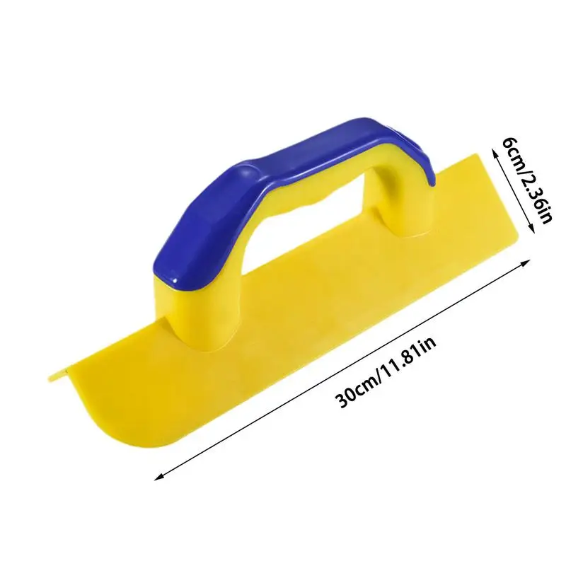 Corner Trowel Tool With Ergonomic Grip Handle Professional Plastering Tool Wall Repair Tool For Mudding Drywall Scraping