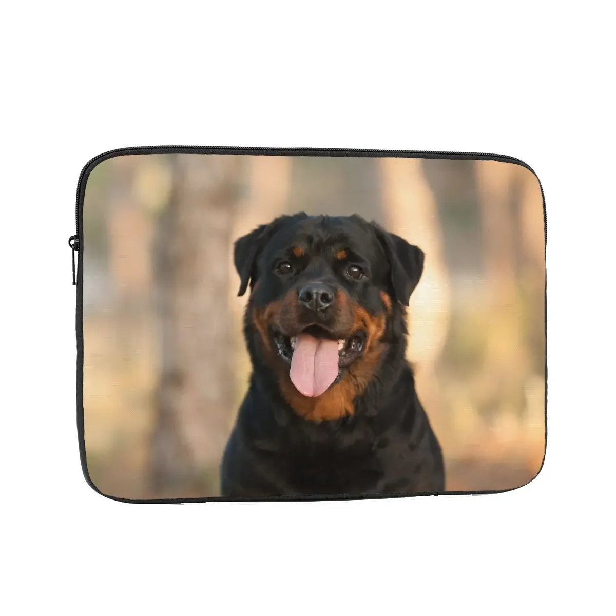 Shockproof Case 12 13 15 17 Inch Men Women Rottweiler Dog Laptop Liner Sleeve Gift for Animal Dogs Lover Notebook Bag Case