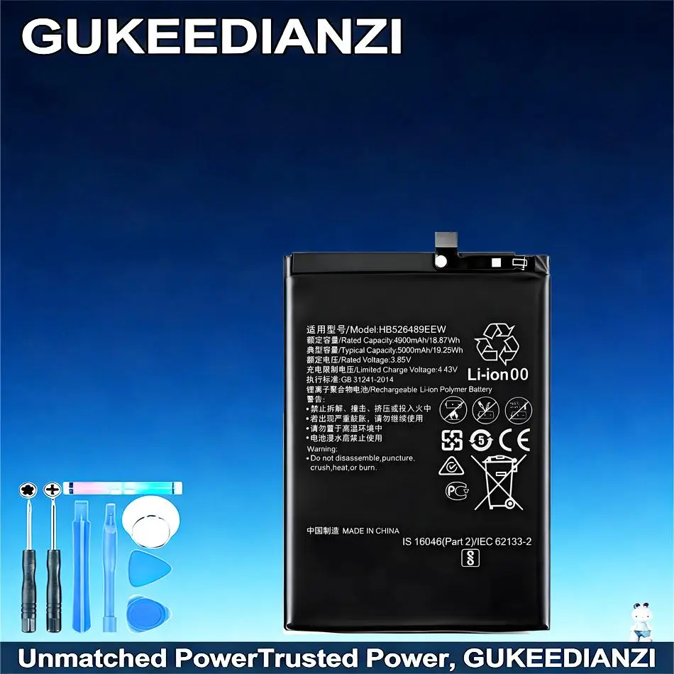 

Аккумулятор для мобильного телефона Huawei Honor 9A Changwan 9A Enjoy 10e, 5000 мАч, легкий, HB526489EEW