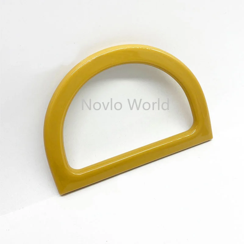 10-20-50 pieces 12x8.5cm Hot Selling Resin Unique 2022 New Style D-Shaped Handle For Fashion Woman Bag Luggage Parts