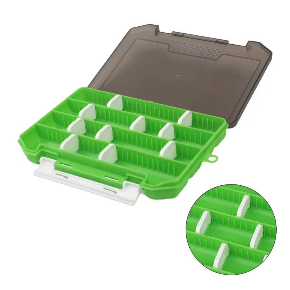 ROLLFISH Fishing Tackle Box Waterproof Lure Bait Box Durable Crush-Proof Fish Hook Storage Box Fishing Tools Accessory