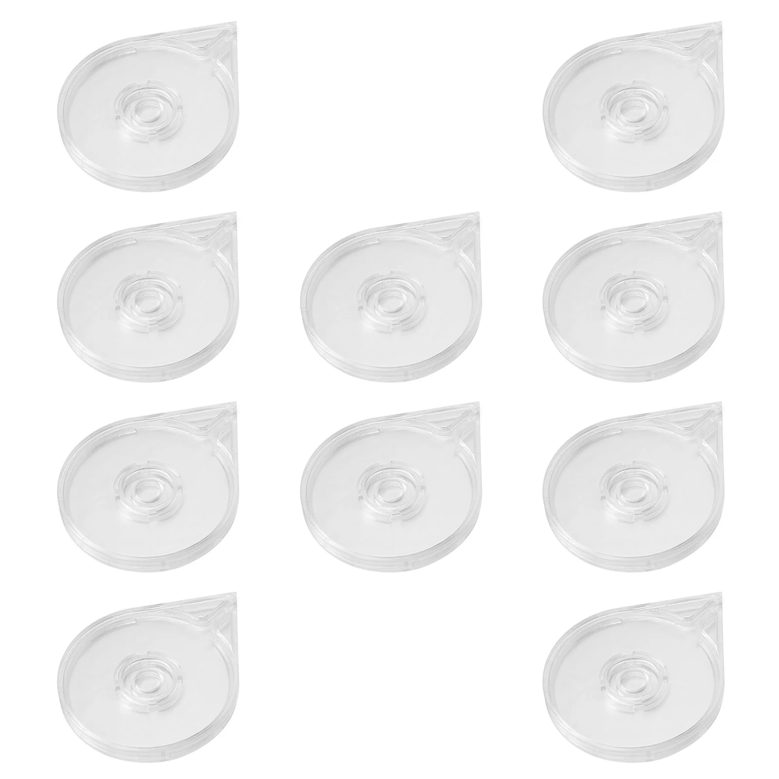 

10Pcs Manicure Striping Tape Boxes Nail Art Line Holders Transparent Durable Acrylic Storage Case for Nail Salon Home Use