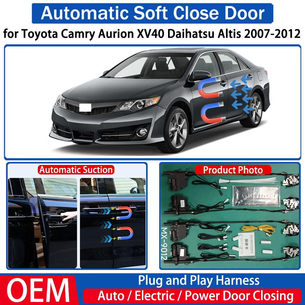 

for Toyota Camry Aurion XV40 Daihatsu Altis 2007-2012 Car Automatic Soft Close Door Electric Suction Auto Power Closing System