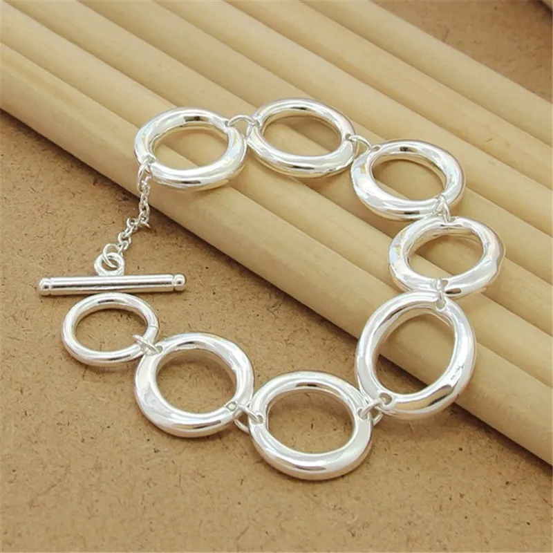 

925 Sterling Silver Bracelet All O Fashion Woman Jewelry Bracelet Party Engagement Wedding Gift