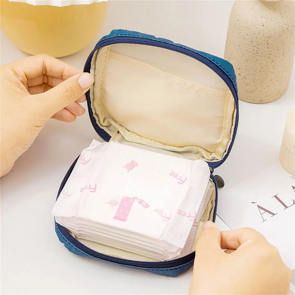 Vrouwen Meisjes Kawaii Make-up Tas Maandverband Tas Portemonnee Servetzakje Cosmetische Zakken