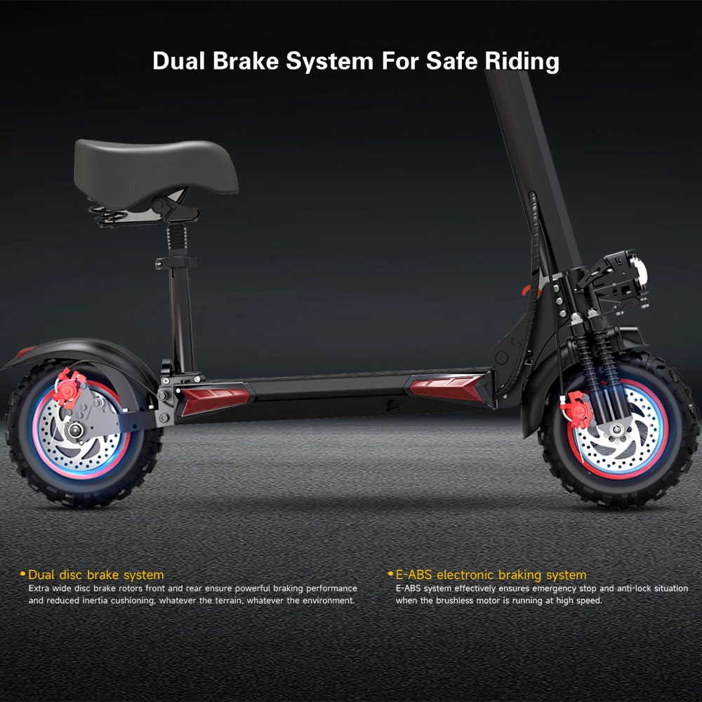 FREEBOY J11MAX Elektroroller für Erwachsene, E-Scooter mit 48V18AH Akku, Faltbarer E-Scooter mit 11-Zoll Offroad-Reifen – Detail 6