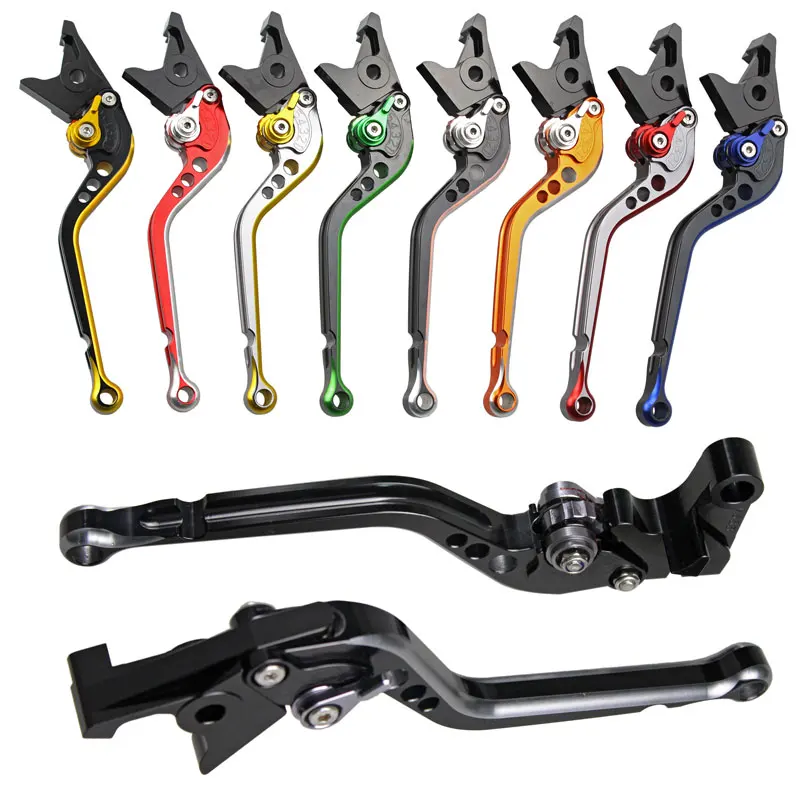 Mixed Colors Regular CNC Long Brake Clutch Levers For Kawasaki Ninja 500R 650R EX650 ZX9R ZXR400 ZZR600 Z750S