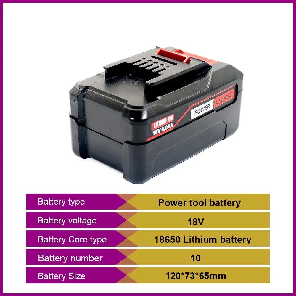 New 18V6.0Ah High-Capacity Battery｜X-change PX-BAT4 4511396 Long-Lasting Power