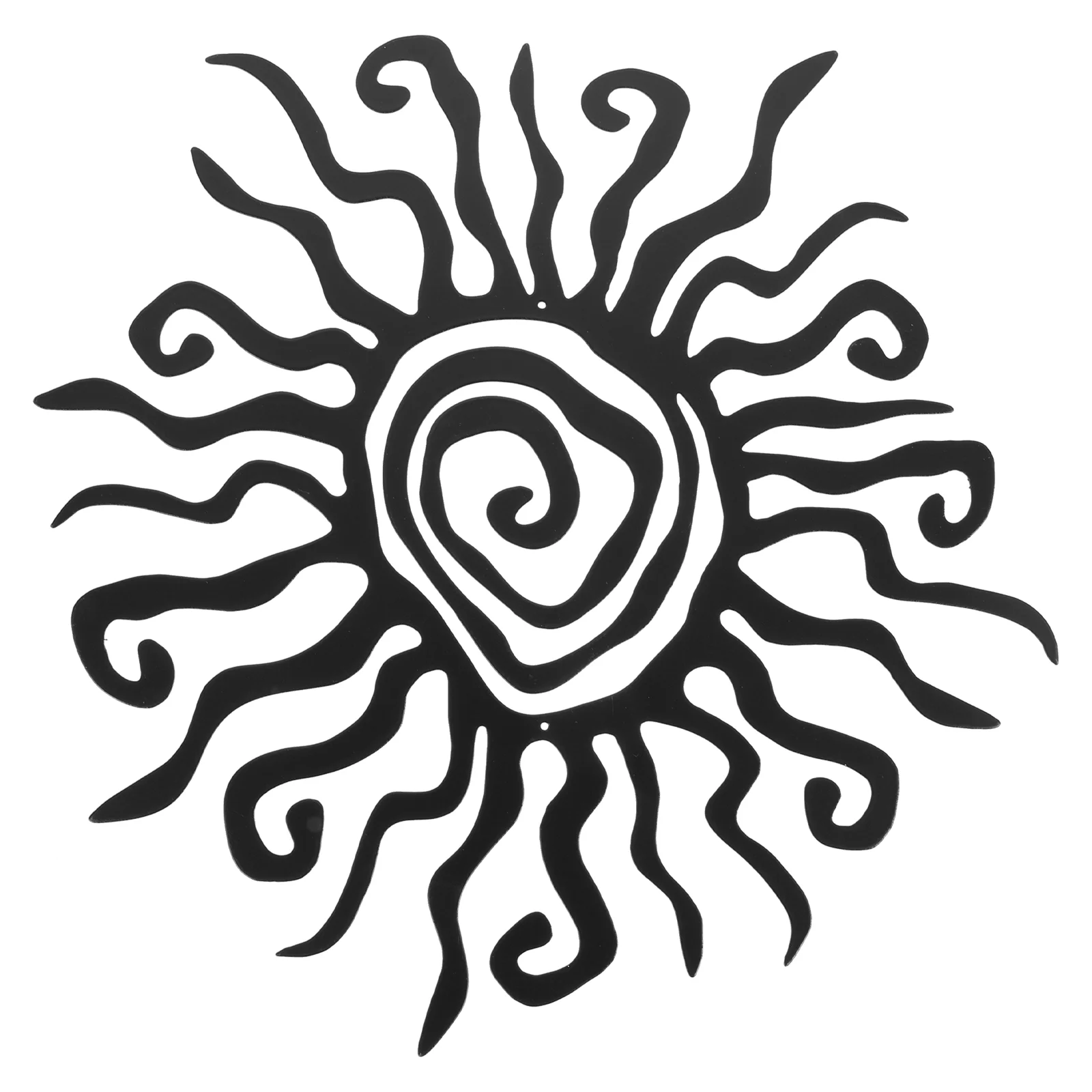 

Sun Wall Decoration Home Adornment Metal Pendant Fence Decorations Outdoor Retro