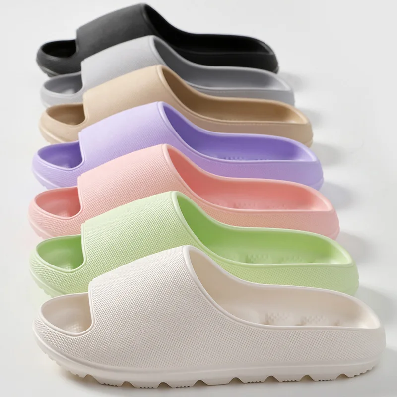 

Cloud-like Eva Slippers for Summer, Height-increasing Unisex Slippers for Home and Bathroom, Non-slip, Stylish and Versatile