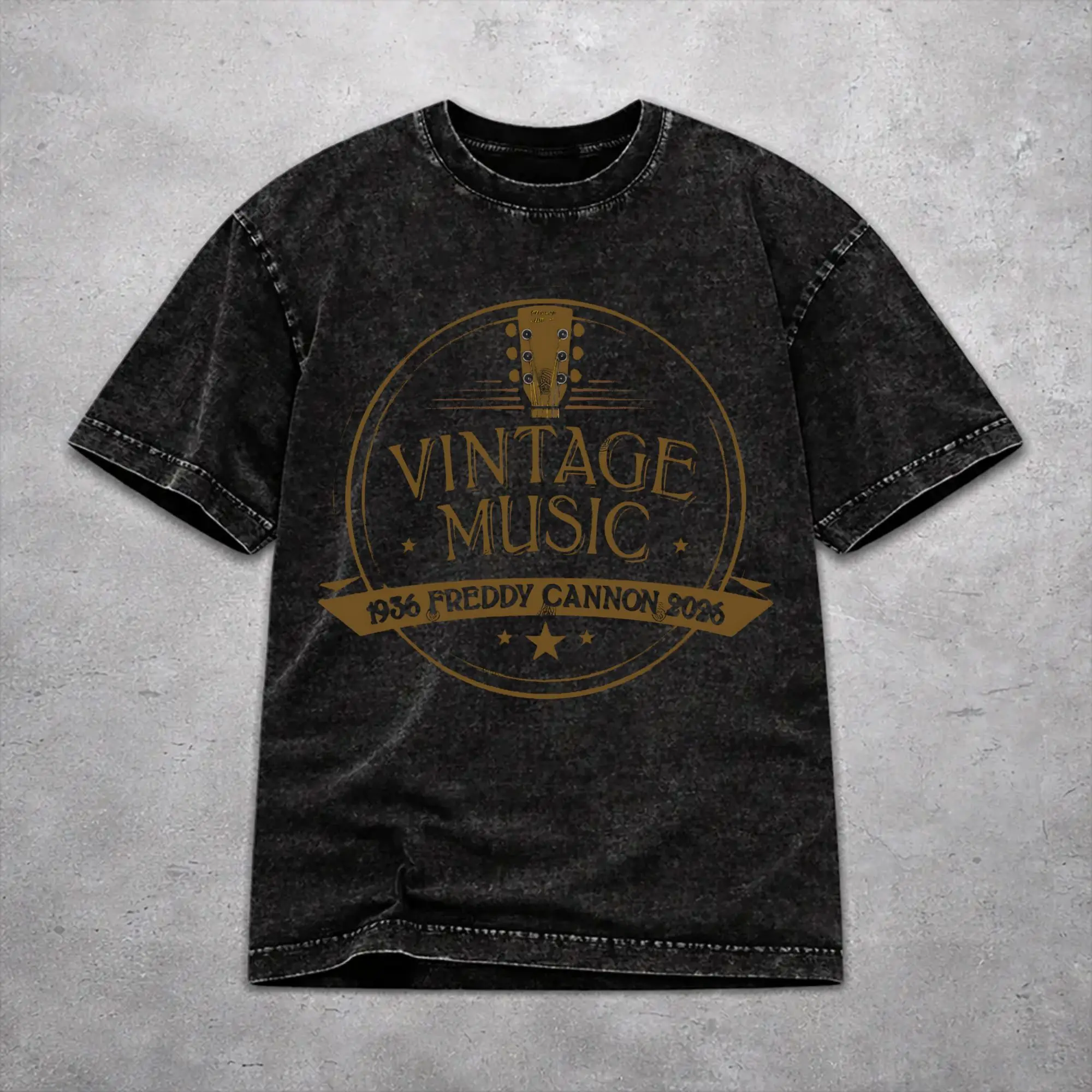 1950s Rock Star Freddy Cannon Shirt Vintage Style For Men Women Cotton T-Shirts Tee Clothes
