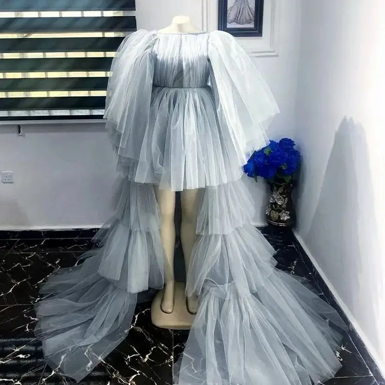 Plus Size Bride Robe Long Customized Lingerie Women Fotos Gowns Boudoir Bathrobe Maternity Dress For Babyshower