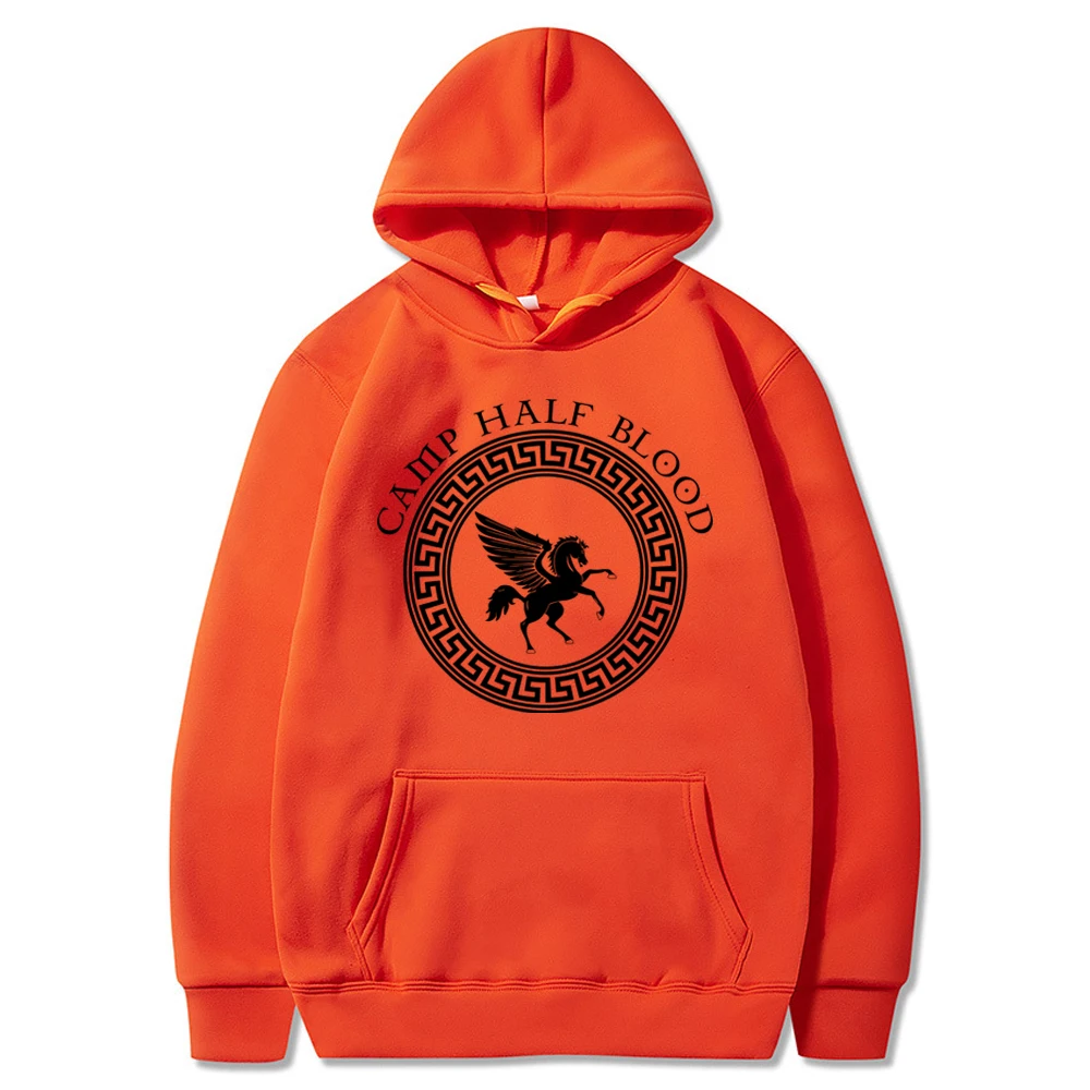 Camp Half Blood Hoodie Fall Training Camp Game Shirt Halloween Magical Gift Percy Jackson Pullover Unisex Trendy Harajuku Hoodie