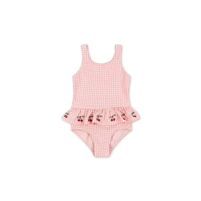 

Baby Girls Bathing Suit Kids Quick Dry Swim Wear Cartoon Sequin Beach One Piece Swimsuit Children's Summer Clothing
