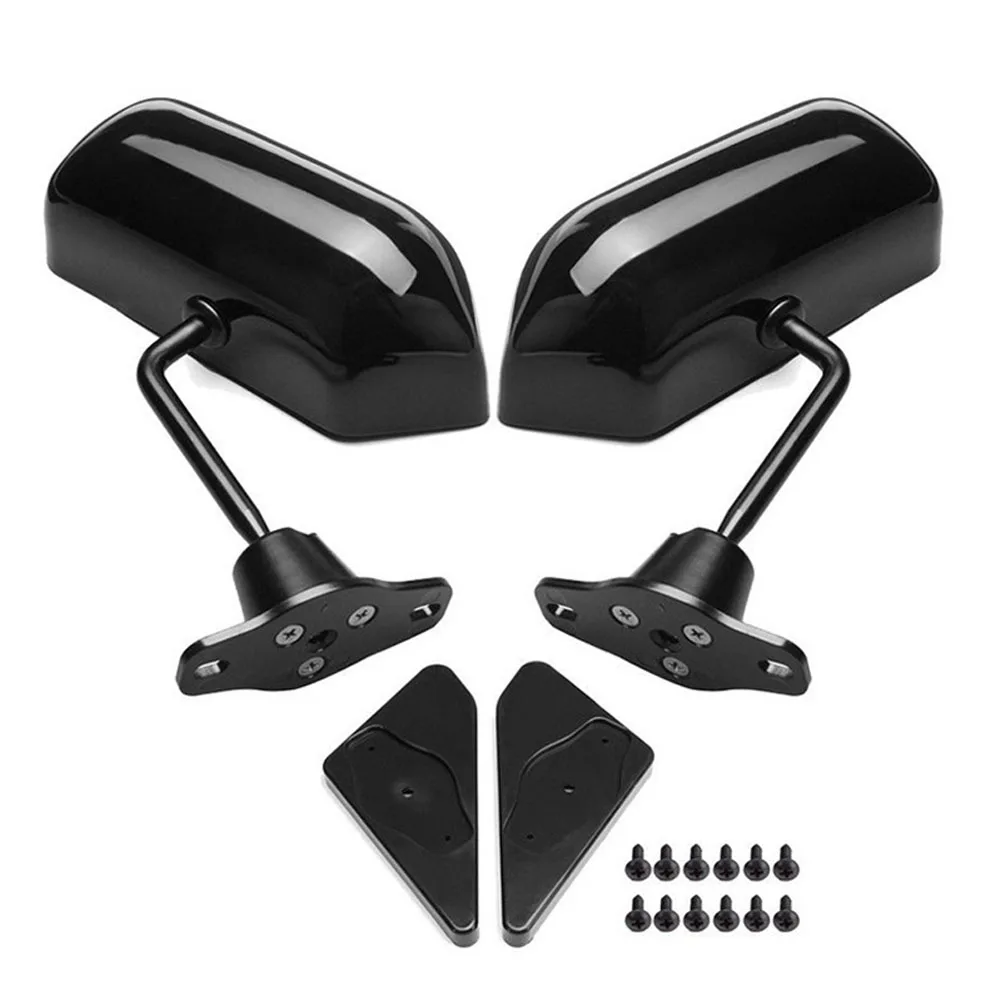 2 Stuks F1 Stijl Auto Side Groothoek Vleugel Achteruitkijkspiegels Voor Rav4 Mazda3 RX7 Sxe10 Fit G35 Stad Universele montage Zijspiegel