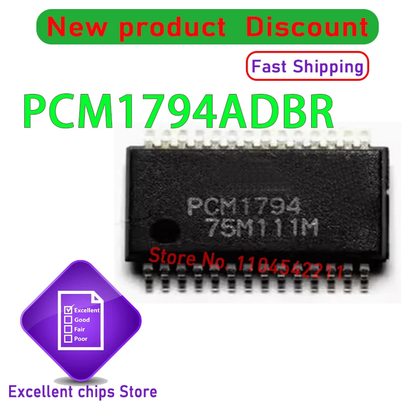 

1 шт. 100% новый оригинальный PCM1794ADBR PCM1794ADB PCM1794A PCM1794 SSOP28 интегральные схемы