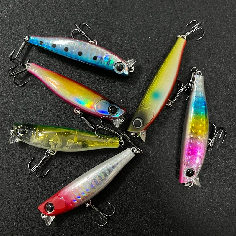 TEKNIK 60mm 10g Kurzlippen-Minnow Angelköder Künstlicher Wobbler Sinkender Pencil-Köder für Barsch Karpfen Ima P-CE 60S Angelzubehör – Detail 6