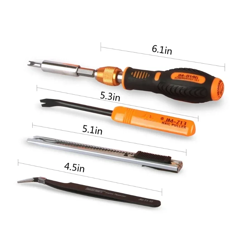 JM-8146 47 in 1 Hardware Tool Combination Screwdriver Set Electrical Furniture Repair Screwdriver