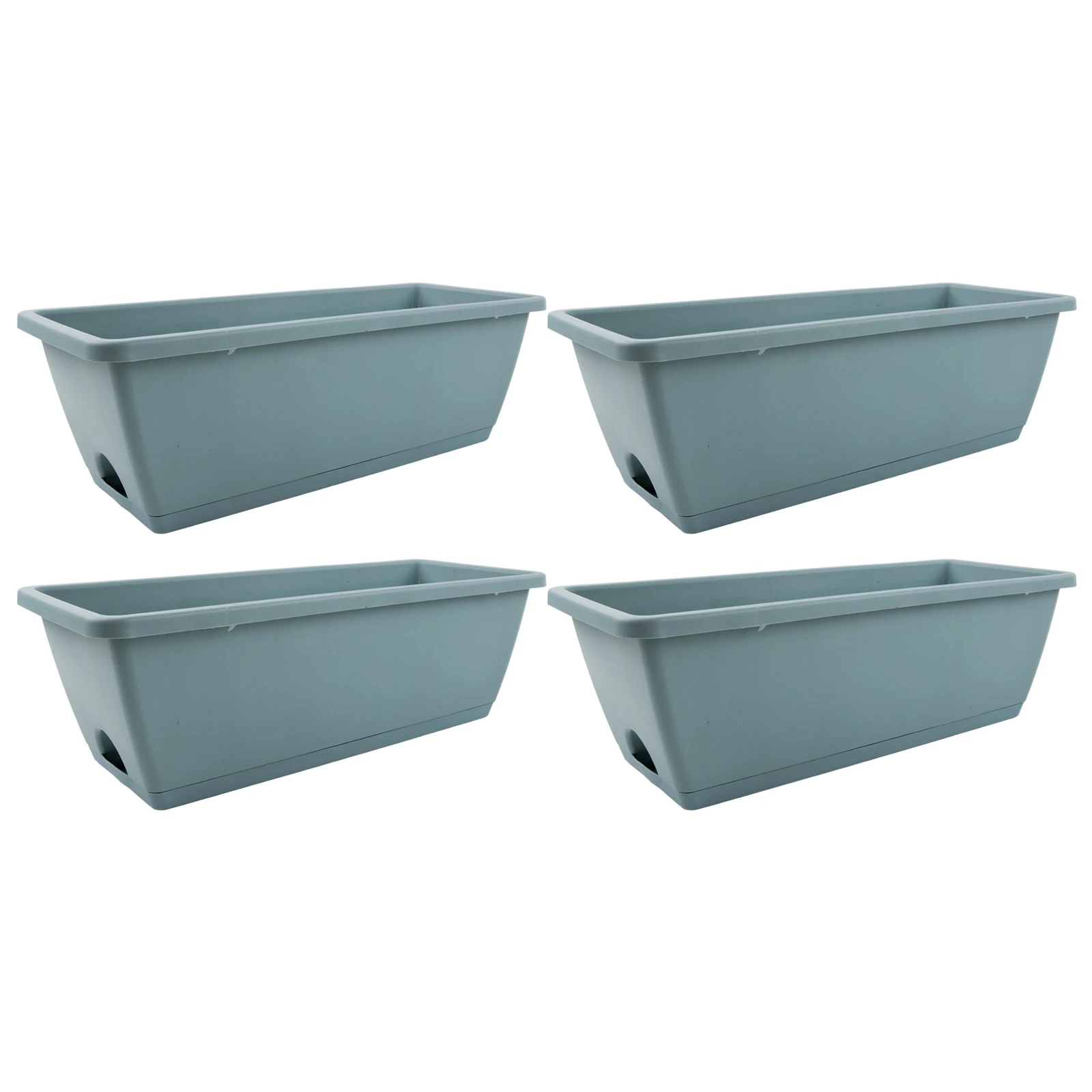 

Decor Flower Pot Indoor Planters 43cm*19cm*15cm Plastic Window Boxes Spacious Gardening Space Thickened Plastic