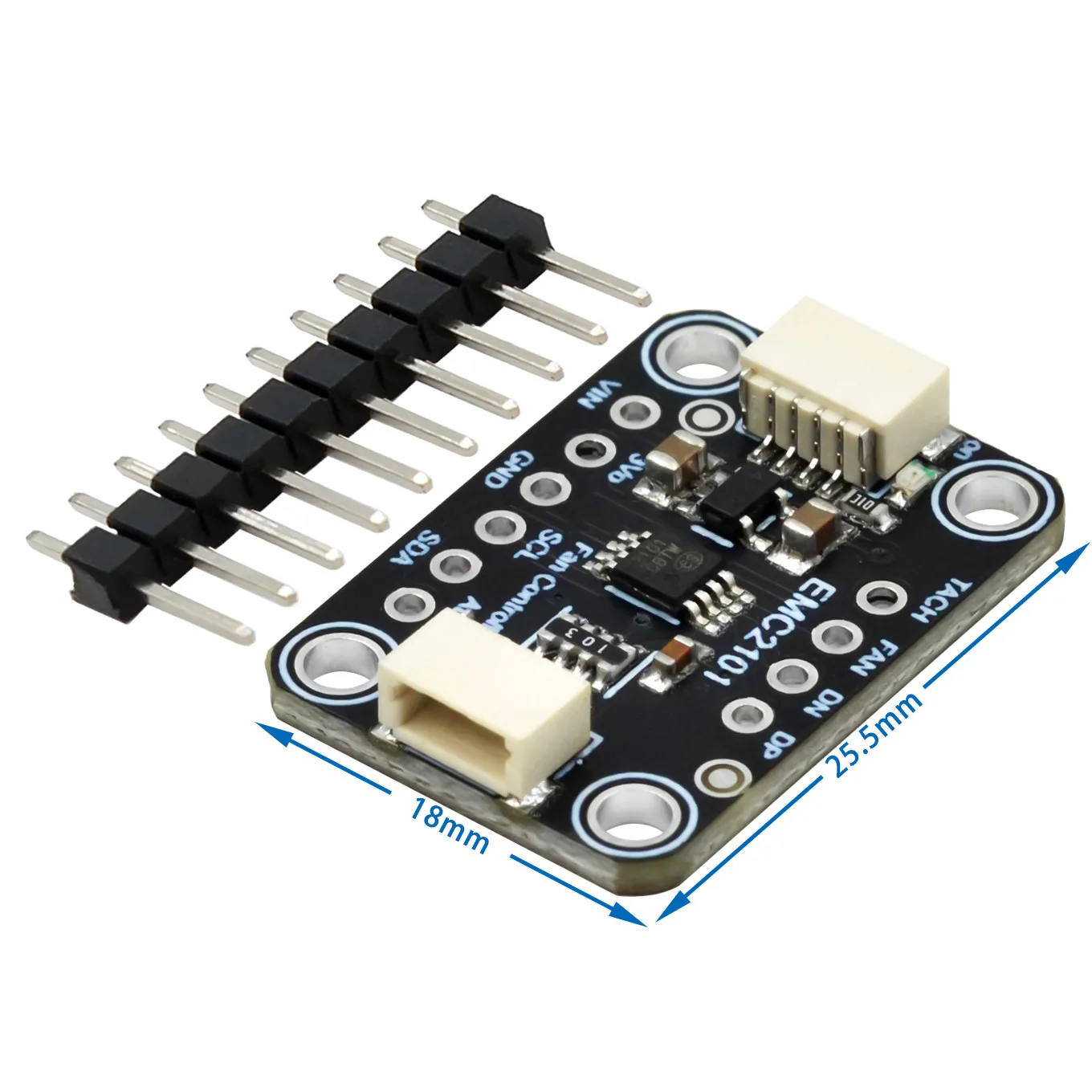 EMC2101 I2C PC fan controller temperature sensor temperature monitoring PC fan controller