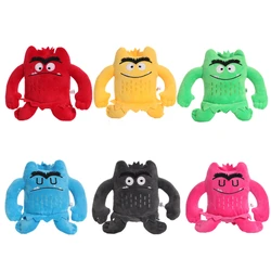 16cm Lustige Nette Meine Emotionen Zu Wenig Monster Plüsch Spielzeug Cartoon Kawaii Hapiness Wut Ruhe Angst Traurig Farbe kinder geburtstag Geschenke