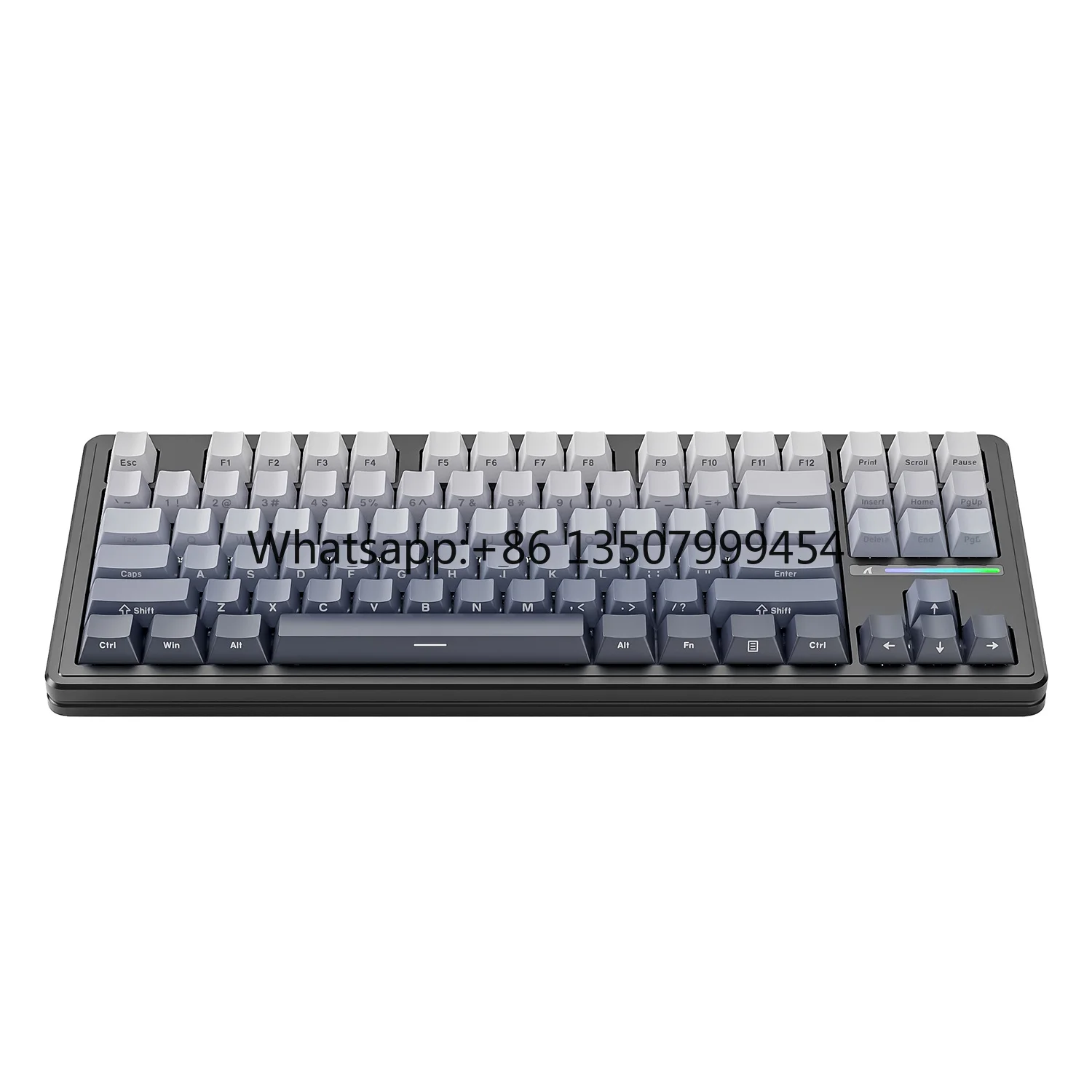 Attack Shark M87Pro V2 Gasket Tri-mode RGB Wired BT 2.4G Hot Swap Side Carved Gaming Gamer Mechanical Keyboard