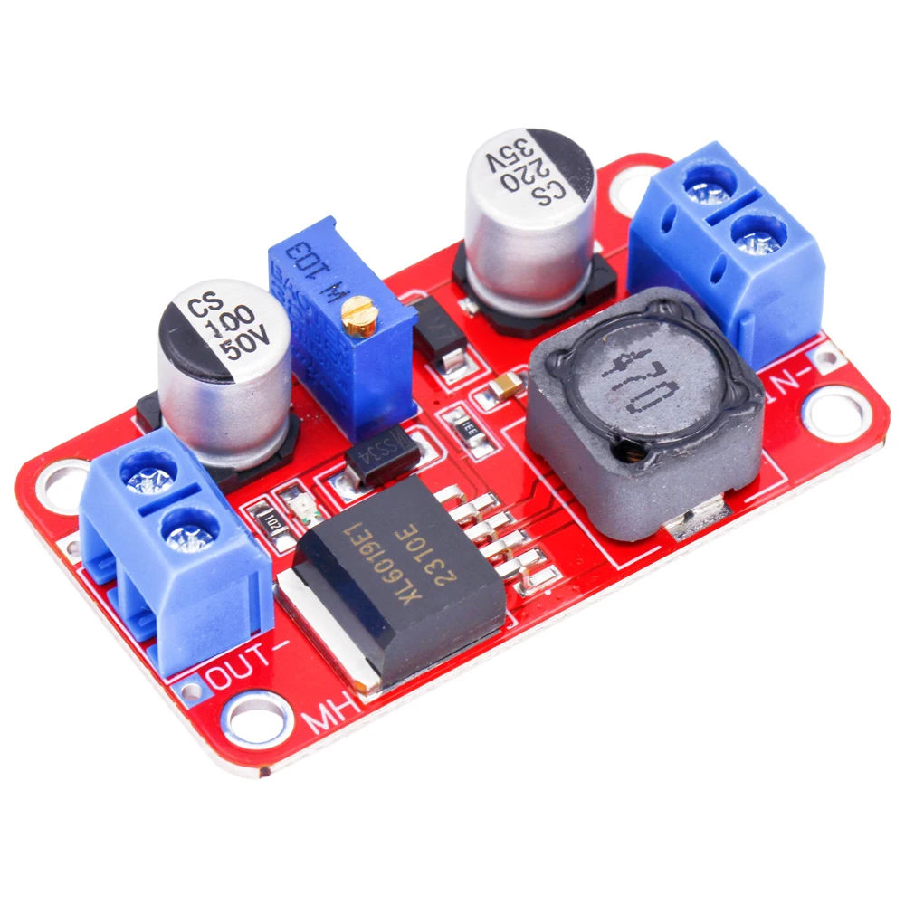 5A DC-DC Step Up Power Supply Module Boost Volt Converter Voltage Regulator 3.3-35V To 5V 6V 9V 12V 24V XL6019 Adjustable Output