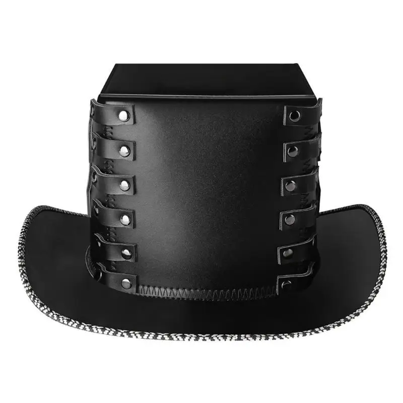 652F قبعة علوية للبالغين/المراهقين، قبعة ساحرة للهالوين لحفلات الكرنفالات