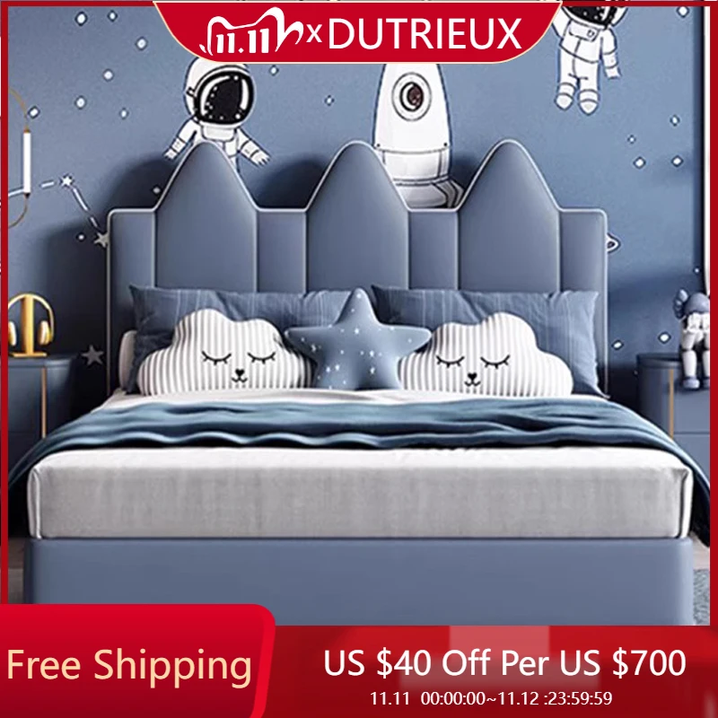 

Bedroom Bunk Bed Frame Queen Children Double Loft Luxury Wooden Modern Floor Design Bed Full Camas De Casal Home Furniture