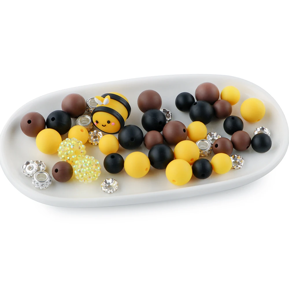 3D Animals Silicone Focus Beads For Jewelry Making DIY Pen KeyChain Bracelet Necklace Accessories 