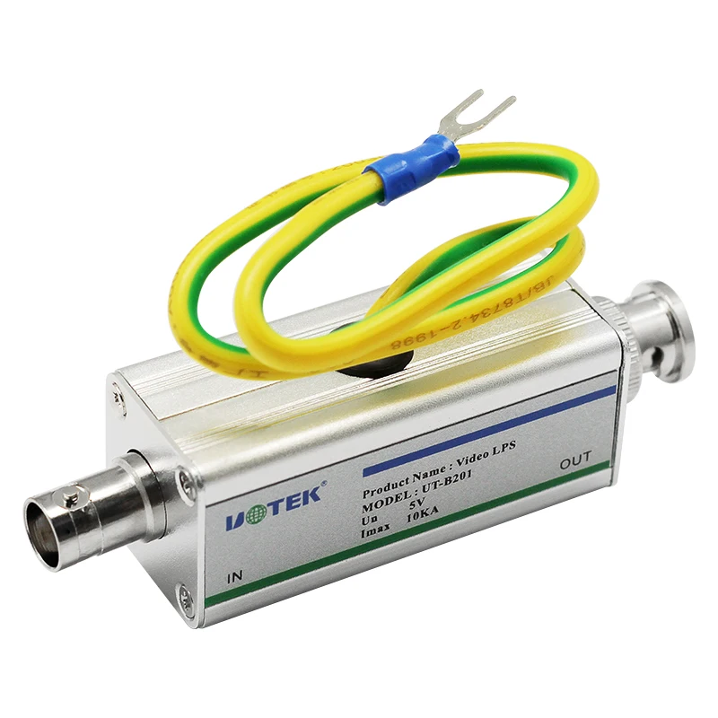 UOTEK Video Light-ning Protector IEC61000-4-5 Test Standard 4 Scaricatore di luce antistatico di livello UT-B201