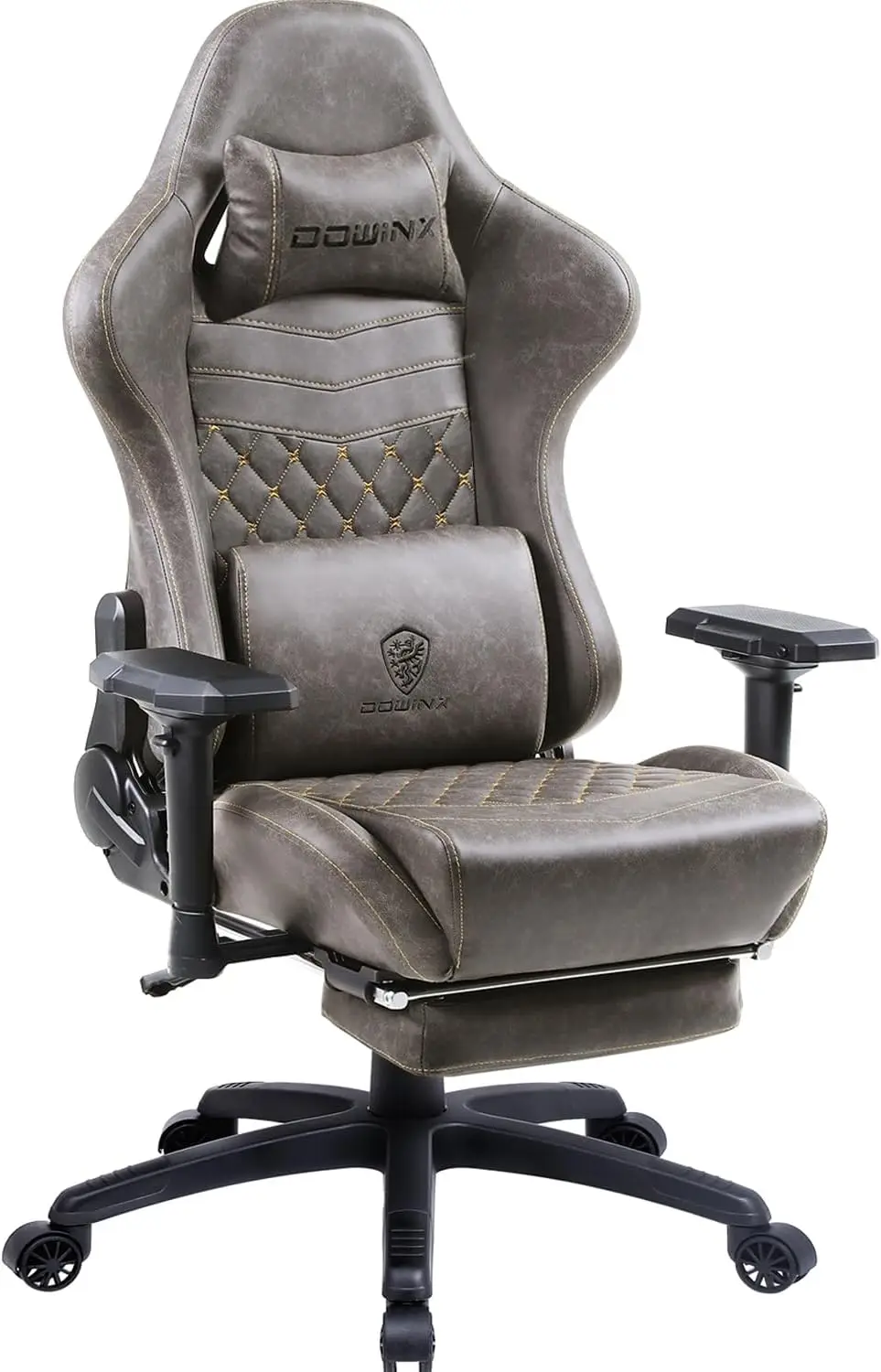 

Gaming Chair Big and Tall, Ergonomic Computer Chair with 4D Armrests and Footrest Massage Lumbar Support, High Back Comfortable