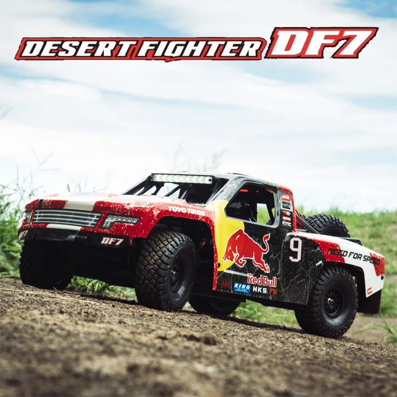 RC samochód do driftu 1/7 YK Desert Fighter DF7 tylny prosty most pustynia karta 6S elektryczny pojazd terenowy krótka karta zabawka dla dorosłych