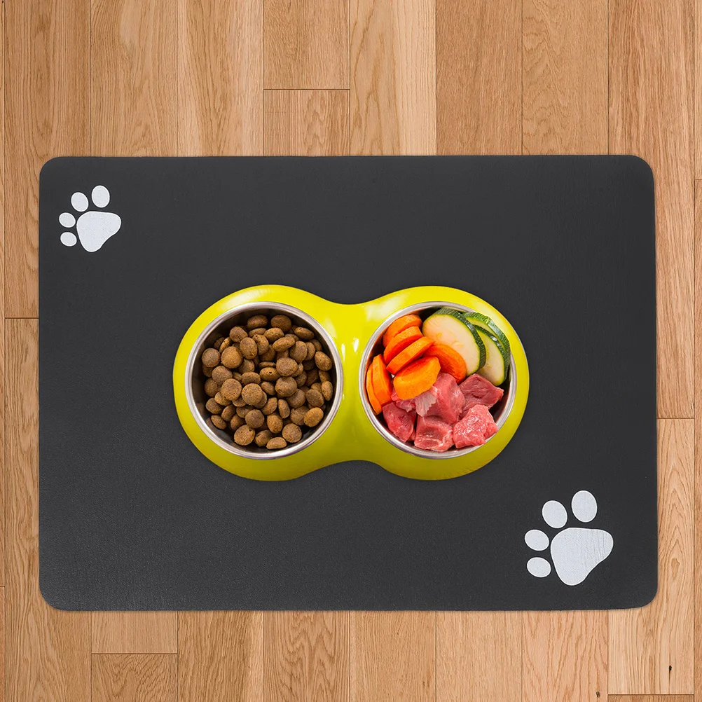 

Absorbent Pet Feeding Mat Diatomite Non-Slip Dog Water Bowl Mat Large Quick Dry No Stains Pet Food Mats Absorbent Pads for Pets