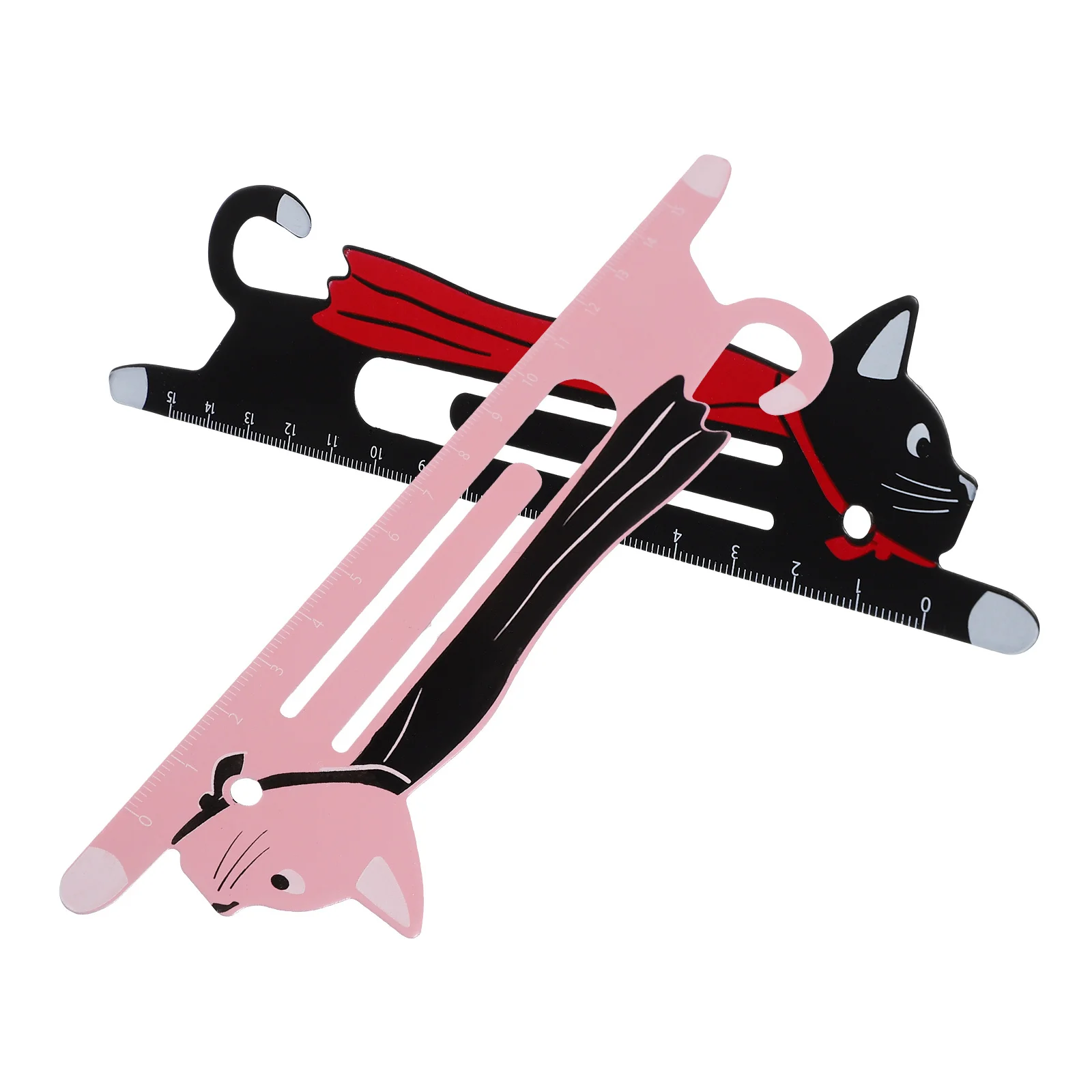 2Pcs Creative Metal Cartoon Bookmarks Scale Design Reading Markers Student Stationery Gift Book Marks Metal Bookmark