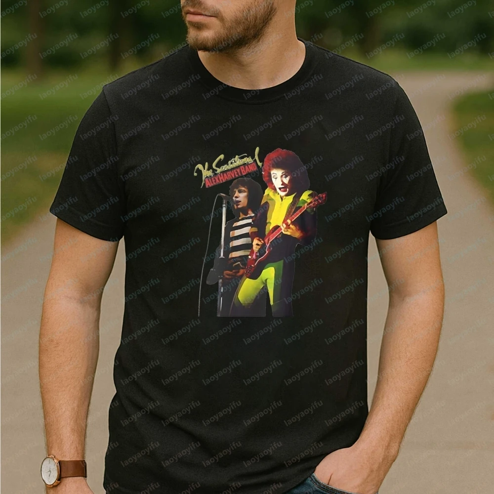 The Sensational Alex Harvey Band Summer Trend Short-Sleeved Men's and Women's Universal Shirt Comfort T-Shirt