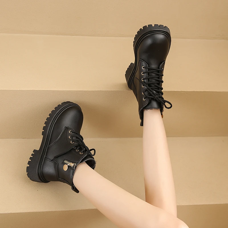 Snow Boots Women New Shoes For Women Platform Shoes Woman Fur Keep Warm Boots Plush Botas Mujer Winter Boots Chaussures Femme