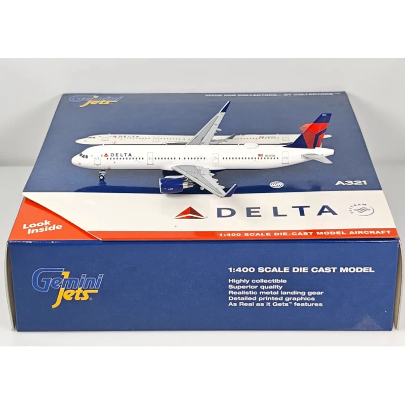 

GeminiJets Diecast 1/400 Scale GJDAL1892 Delta Air Lines A321 N327DN Alloy Aircraft Model Collection Toy