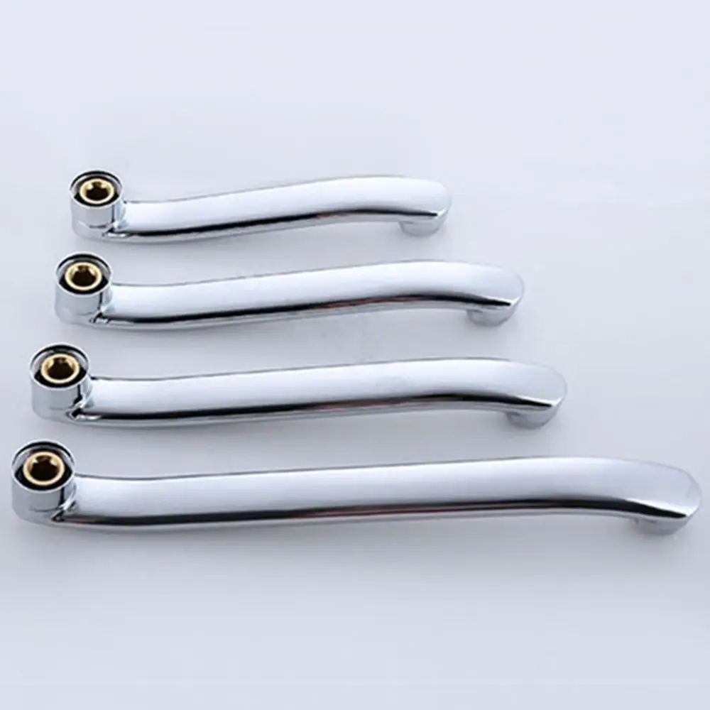 Durable S-type Faucet Extender Connector Quick Open Stainless Steel Basin Faucet Tube Outlet Pipe Replacement Fittings